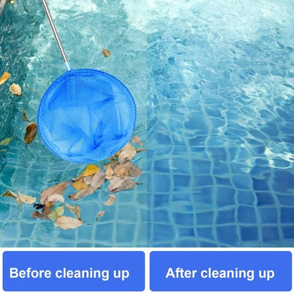 2023 New Telescopic Swimming Pool Net Rake Clear Cleaner Scoop Leaf Stainless Steel Skimmer Mesh Frame Kids Outdoor Fish Nett Beauty World Shop