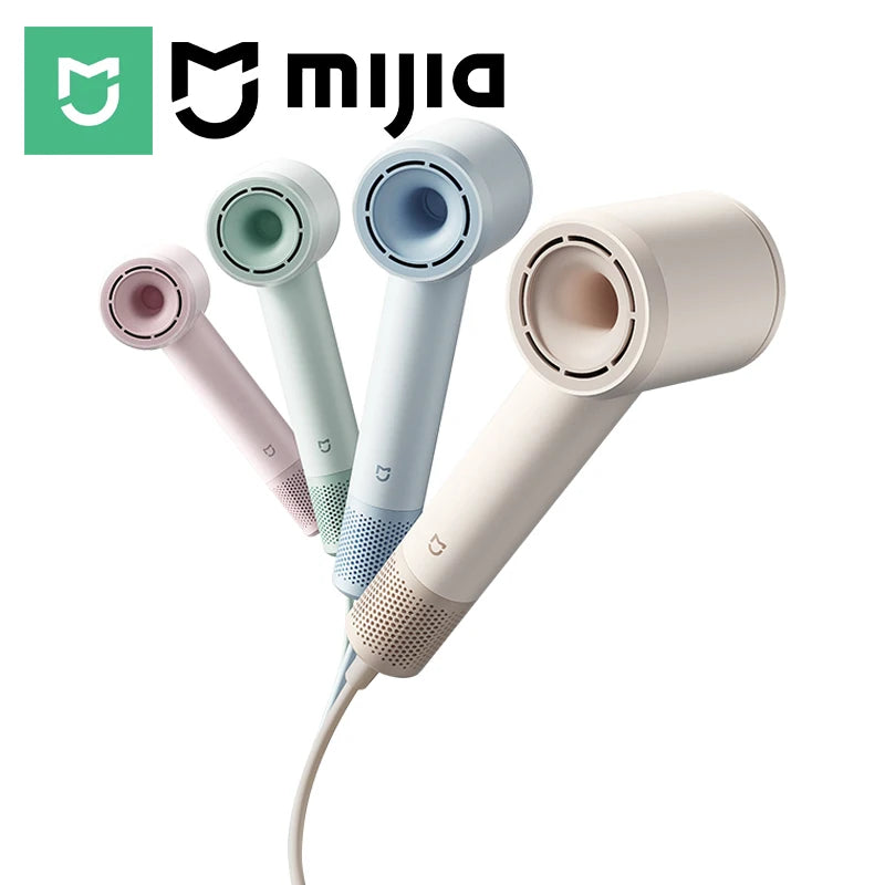 2026 New MIJIA High-Speed Hair Dryer,110000rpm,62m/s Powerful airflow,8 Airflow Mode,347g 4 Color,CN Version With Adapter Beauty World Shop