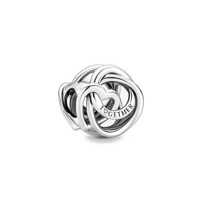 2025 New S925 Silver Spring Ball Bear Cross Pendant Suitable for Original Bracelets DIY Accessories Women's Charm Jewelry Gifts Beauty World Shop