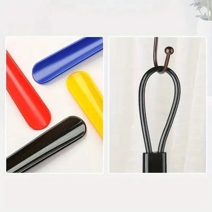 1pc Extra long flexible plastic shoe horns do not require bending durable shoe spoons for pregnant women wearing shoe assistants Beauty World Shop