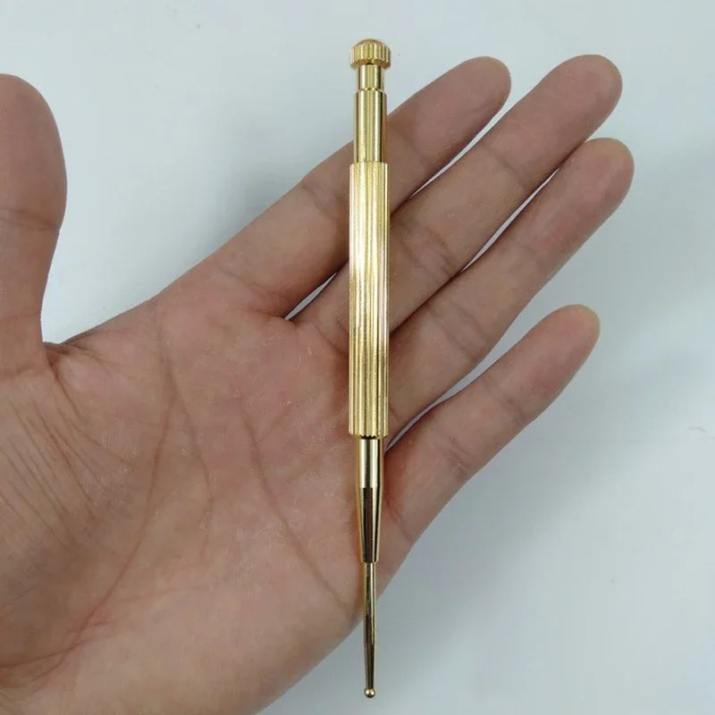 Pure Copper Acupressure Pen Elastic Ear Acupoint Massage Stick Improve Eyesight Acupuncture Point Massager Relax Body Beauty World Shop