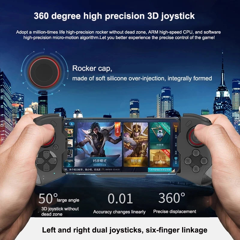 Gamepad For iPhone Android Cell Phone Control Bluetooth Controller Trigger Pubg Mobile Joystick Gaming Smartphone Mando Game Pad Beauty World Shop