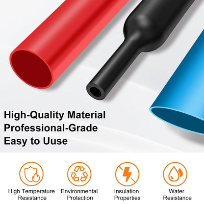 580/560Pcs Heat Shrink Tubing Kit EVA Material in 6 Colors 11 Sizes - Ideal for Electrical Insulation, Repairs, and Wire Conne Beauty World Shop