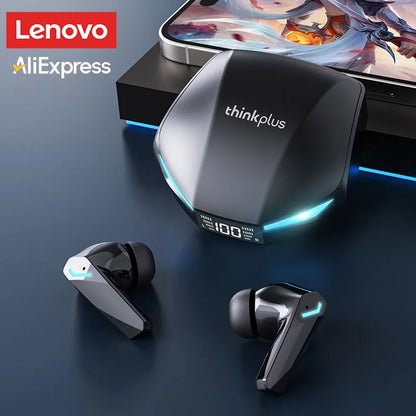 Choice Lenovo GM2 Pro Wireless Bluetooth 5.3 Earphones Gaming Low Latency Dual Mode Music Earbuds Sports In-Ear Headset With Mic Beauty World Shop