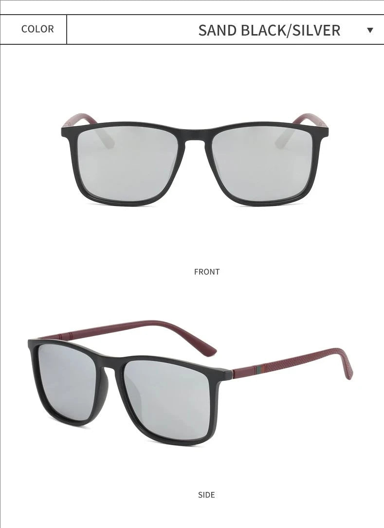 New Style Sun Glasses Driving Glasses Fashionable Square Sun Glasses Men And Women Anti-ultraviolet Sunglasses 1166 Beauty World Shop