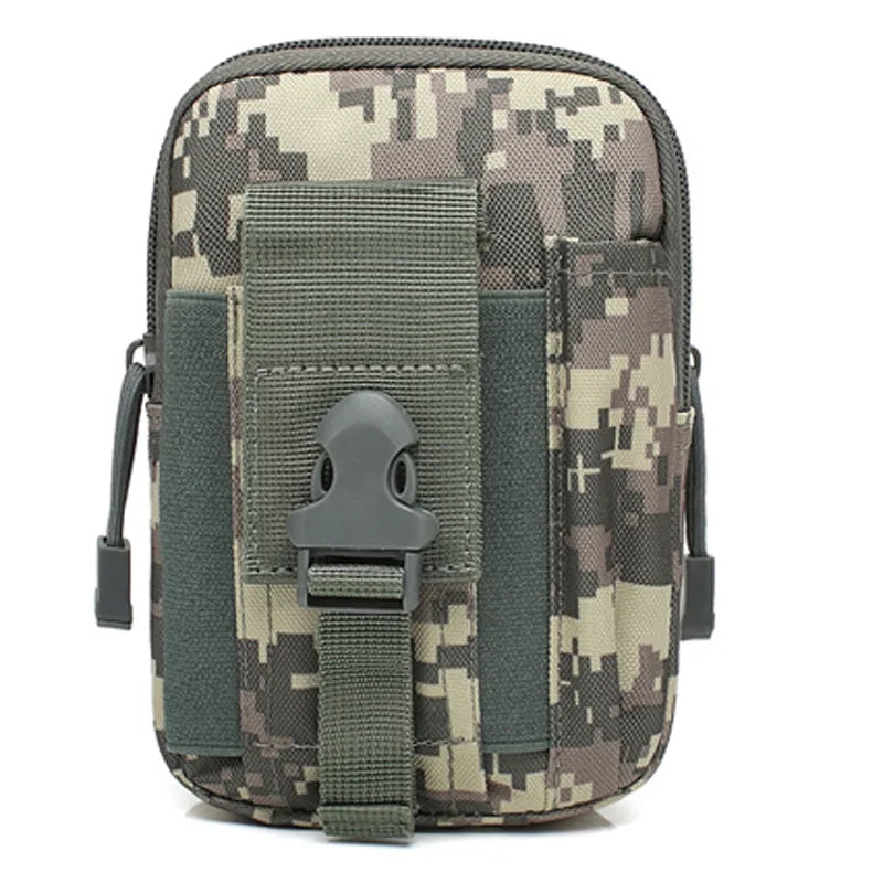 Mobile Phone Case Pouch Waist Bag Waterproof Nylon Multifunction Casual Men Waist Pack Male Small Bag Beauty World Shop