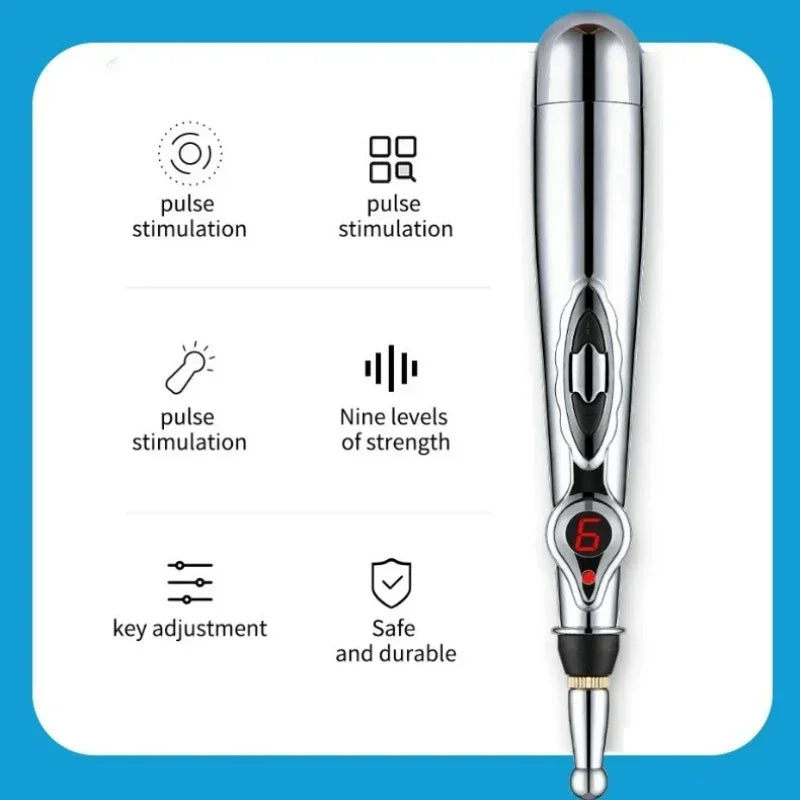 Electronic Acupuncture Pen Acupuncture Point Meridian Energy Meridian Massage Acupuncture Acup Pain Relieving Health Care Tool Beauty World Shop