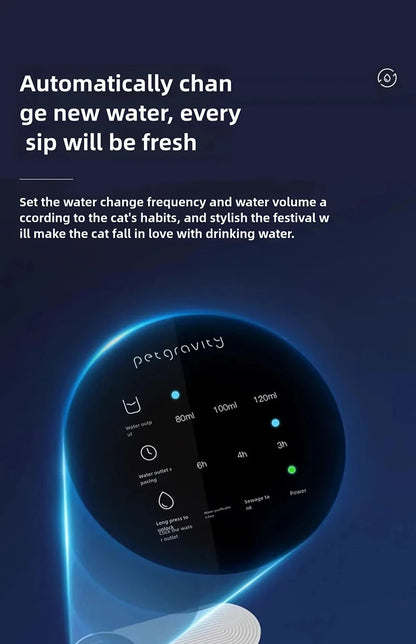 Dispenser Cat Water Fountain Moving Water Unplugged Automatic Water Feeder Pet Dog Drinker Pet Feeder Cat Fountain Beauty World Shop
