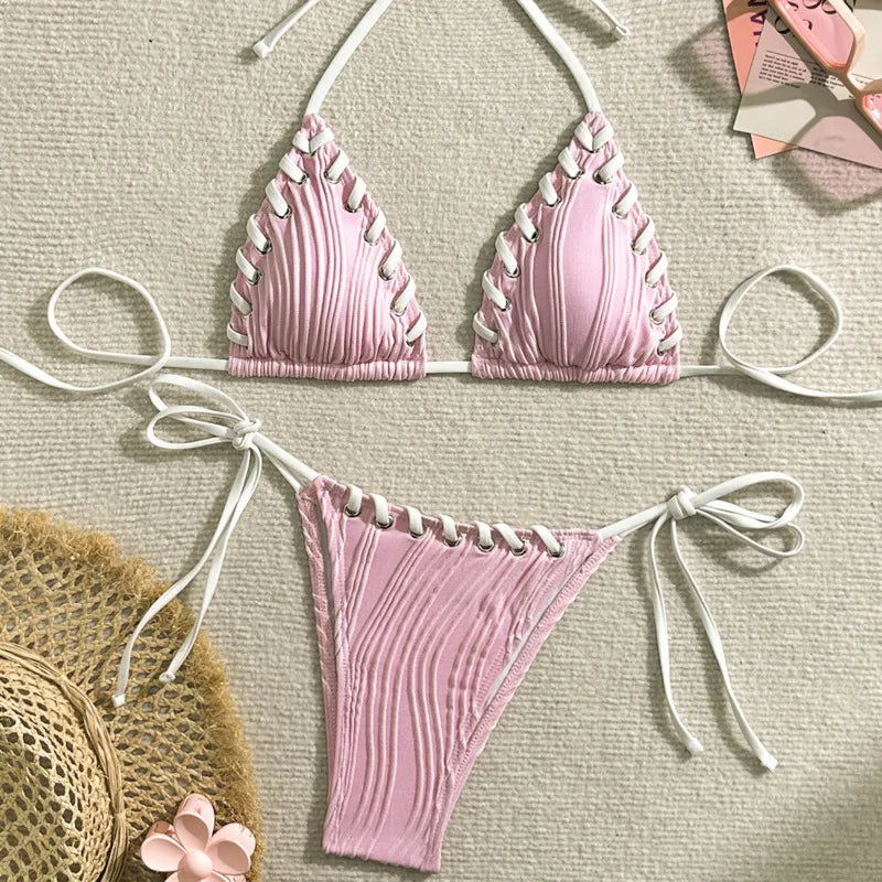 Sexy Bikinis 2026 Women's Swimwear Female Swimsuit For Swimming Wear Bathing Suits Brazilian Bikini Set Beachwear Pool Bather Beauty World Shop