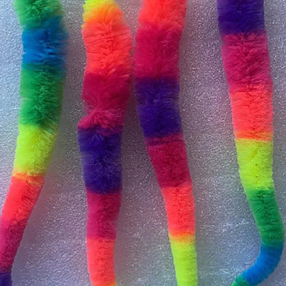 Cat interactive toys Tickle Cat Colorful bouncing ball Pet supplies Puzzle teasing indoor cat worm caterpillar elastic toy Beauty World Shop