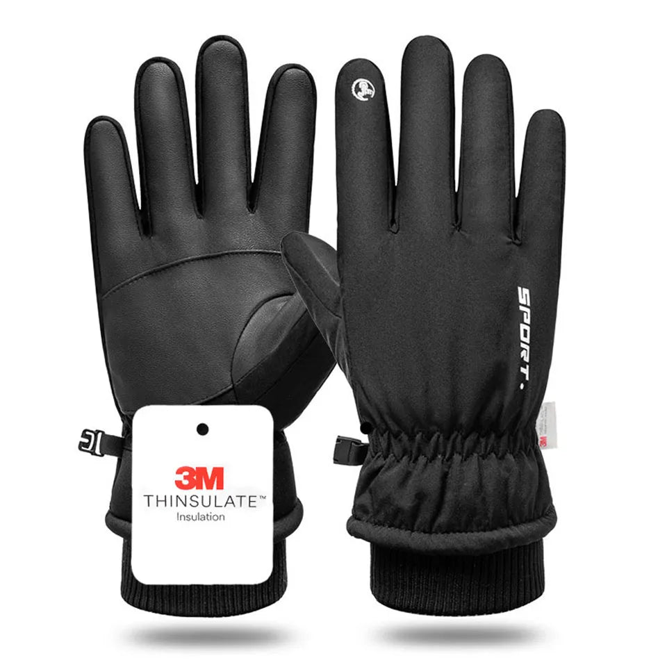 GTUBIKE Waterproof Men’s Women’s Winter Cycling Gloves Thermal Touchscreen Ski Gloves for Running Outdoor Sports Gloves Beauty World Shop