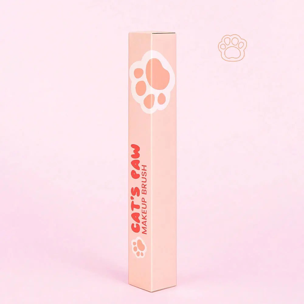 1pc New Cat Paw Blush Brush With Storage Box, Professional Makeup Tool Suitable For All Skin Types Beauty World Shop