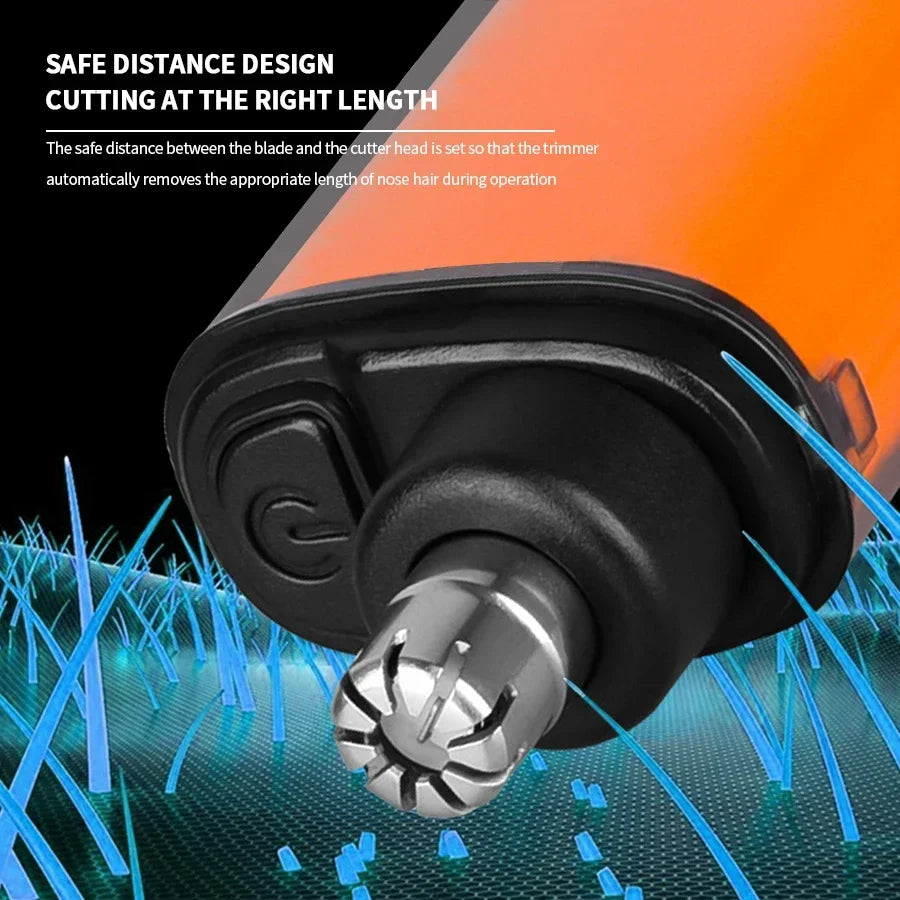 2 In 1 Electric Portable Ear And Nose Hair Trimmer Clipper 2024 Professional Painless Portable Eyebrow For Men Beauty World Shop