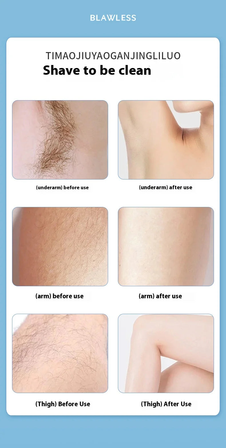 Women Electric Shaver Waterproof Painless Hair Trimmer for Bikini Body Legs Face Underarms Hair Removal Cordless Beauty World Shop