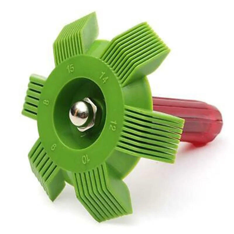 Universal Car A/C Radiator Condenser Fin Repair Comb Cooler Air Conditioner Straightener Cleaning Tools for Auto Cooling System Beauty World Shop