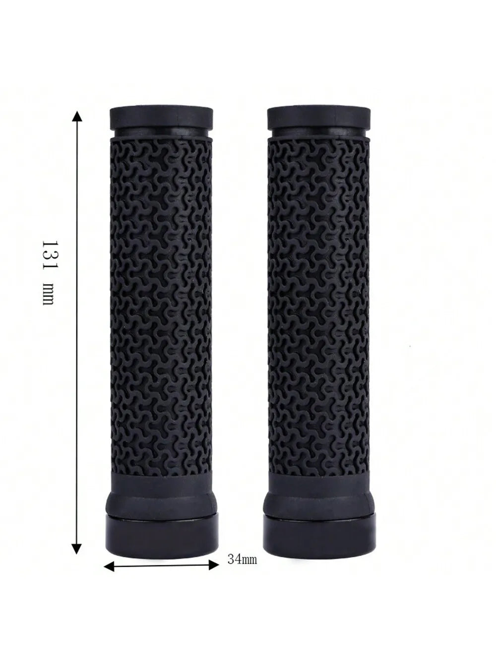 BKPTX Bicycle Handle Bar Grips MTB Mountain Bike Soft Single-sided Locking Handlebar Cover Plug Rubber Non-slip Cycling Grip Beauty World Shop