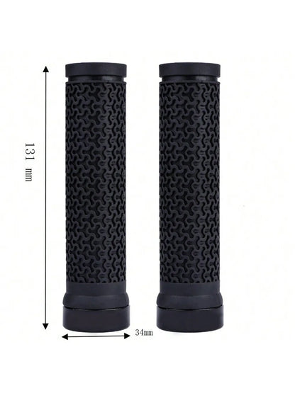 BKPTX Bicycle Handle Bar Grips MTB Mountain Bike Soft Single-sided Locking Handlebar Cover Plug Rubber Non-slip Cycling Grip Beauty World Shop