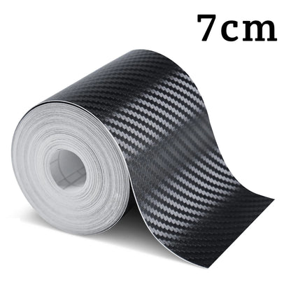 1-10m Nano Carbon Fiber Car 3D Tape Sticker Door Mirror Paste Protector Strip DIY Protection Protective Film Waterproof Adhesive Beauty World Shop