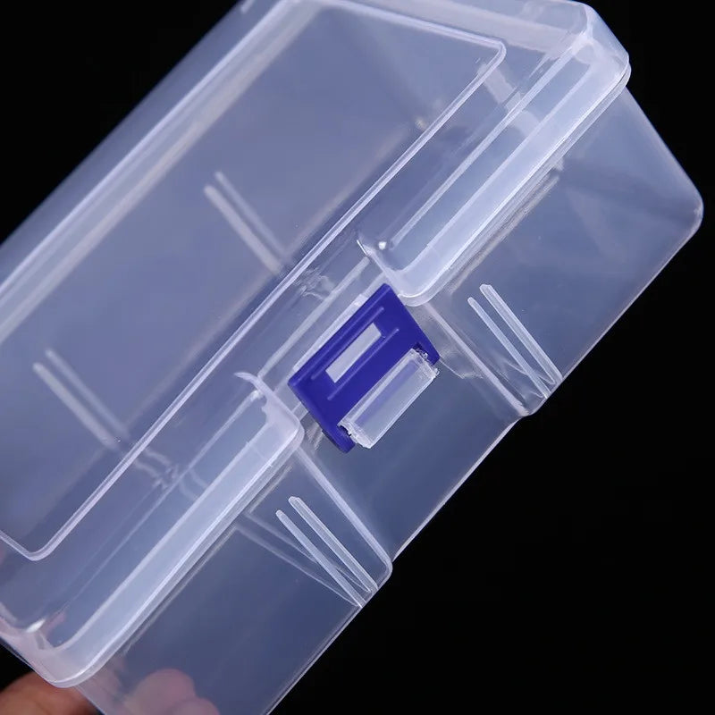 Clear Plastic Box Rectangular Box Screwdrivers Bits Tools Bleads Dustproof Waterproof Packing Storage Cases Container Beauty World Shop