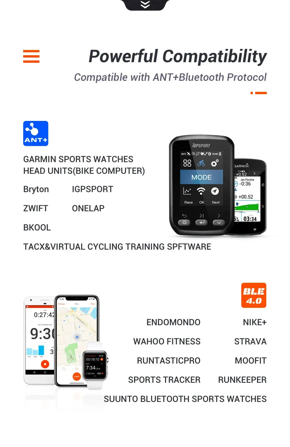 MAGENE Computer Speedometer ANT+ Speed And Cadence Dual Sensor Bike Speed And Cadence Ant+ Suitable For GARMIN IGPSPORT Bryton Beauty World Shop