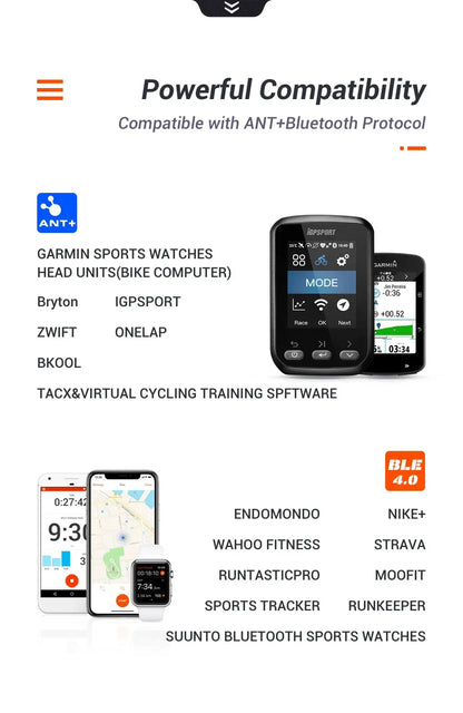 MAGENE Computer Speedometer ANT+ Speed And Cadence Dual Sensor Bike Speed And Cadence Ant+ Suitable For GARMIN IGPSPORT Bryton Beauty World Shop