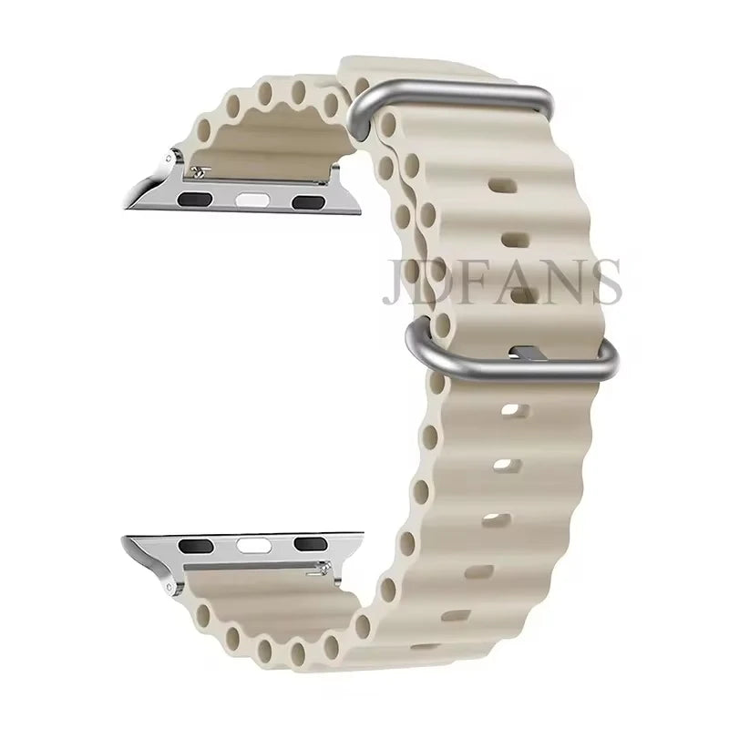 Strap For Apple watch ultra band 49mm 44mm 45mm 41mm 40mm 38mm 44 45 mm 1:1 Original Ocean belt iWatch series 9 10 8 7 se bands Beauty World Shop