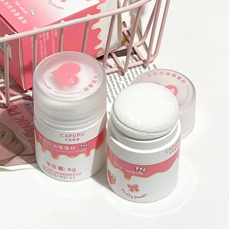 Hair mark powder cosmetic filling reissue artifact fluffy powder lazy powder powder control oil non-washing powder girl Beauty Trend Shop