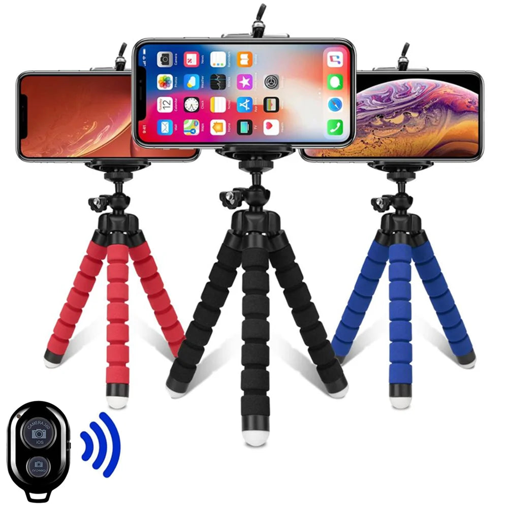 Tripods Tripod For Phone Mobile Camera Holder Clip Smartphone Monopod Tripe Stand Octopus Mini Tripod Stativ For Phone Beauty World Shop