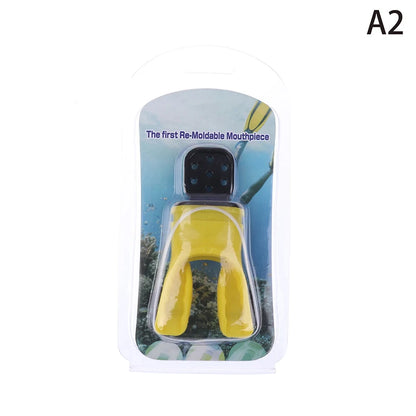 Silicone Snorkel Diving Mouthpiece Scuba Moldable Bite Mouthpiece Regulator Plastic Snorkel Mouthpiece Beauty World Shop