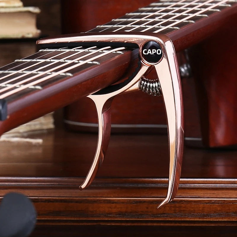 Guitar Capo Metal 1PCS Aluminum Alloy Guitar Tuner Clamp Professional Key Trigger Capo for Acoustic Electric Musical Instruments Beauty World Shop