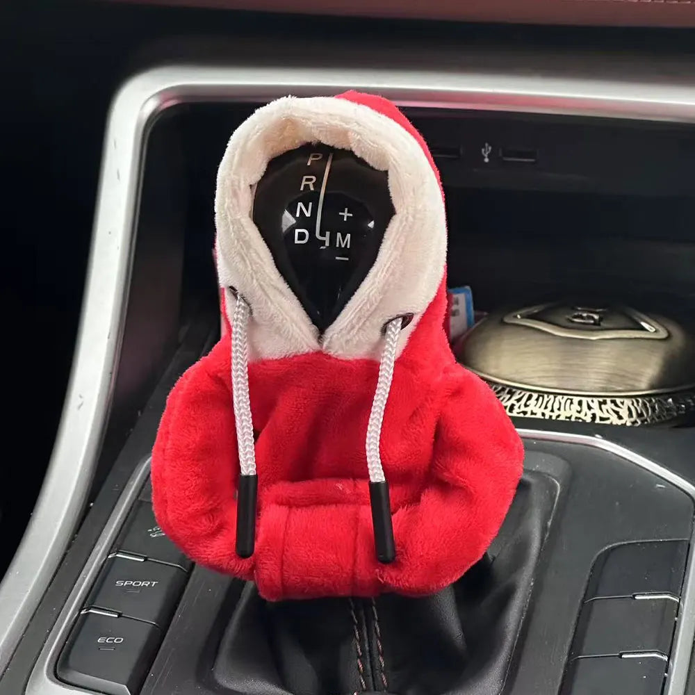 Gear Shift Mini Hoodie Cover Shift Cover Gear Handle Decoration Fits Manual Automatic Universal Car Shift Lever Interior Decor Beauty World Shop