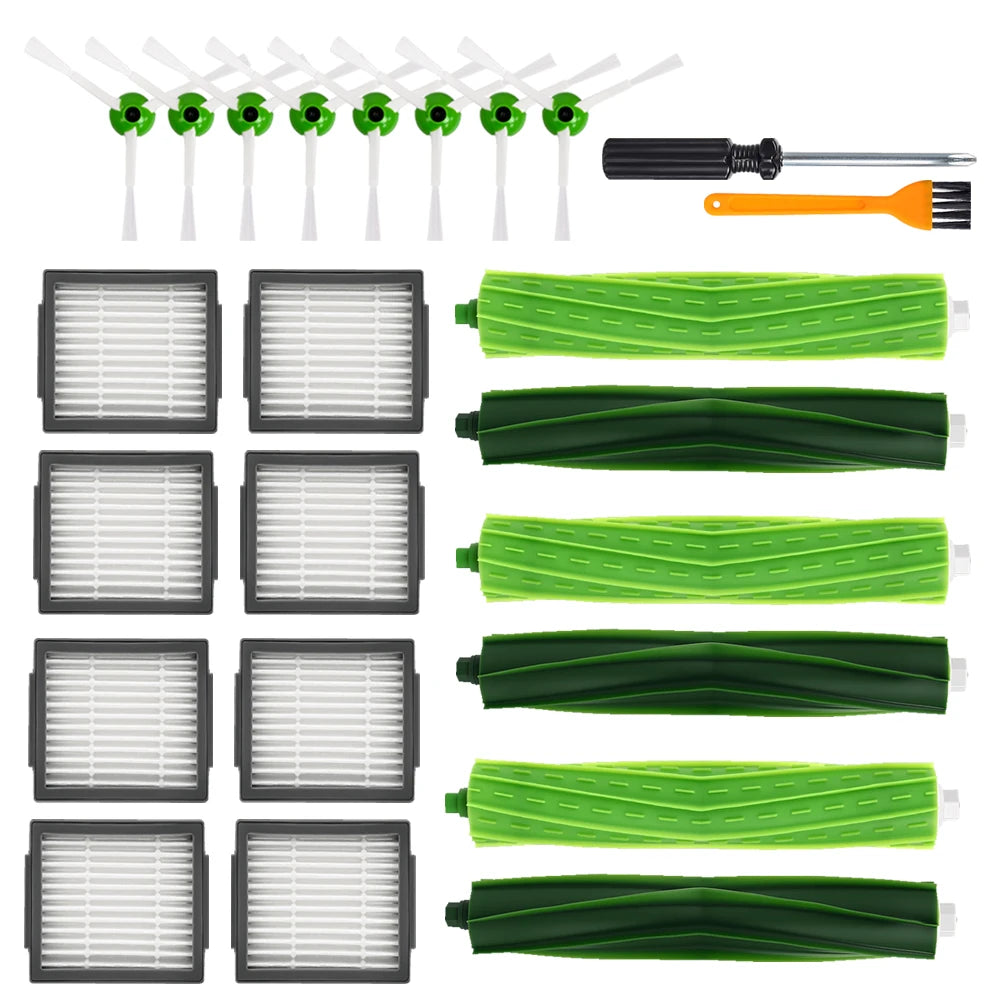 HEPA Filter Main Brush Side Brush For iRobot Roomba i2 i3 i3+ i4 i4+ i6 i6+ i7 i7+ i8 i8+ E5 E6 E7 Sweeping Robot Vacuum Parts Beauty World Shop