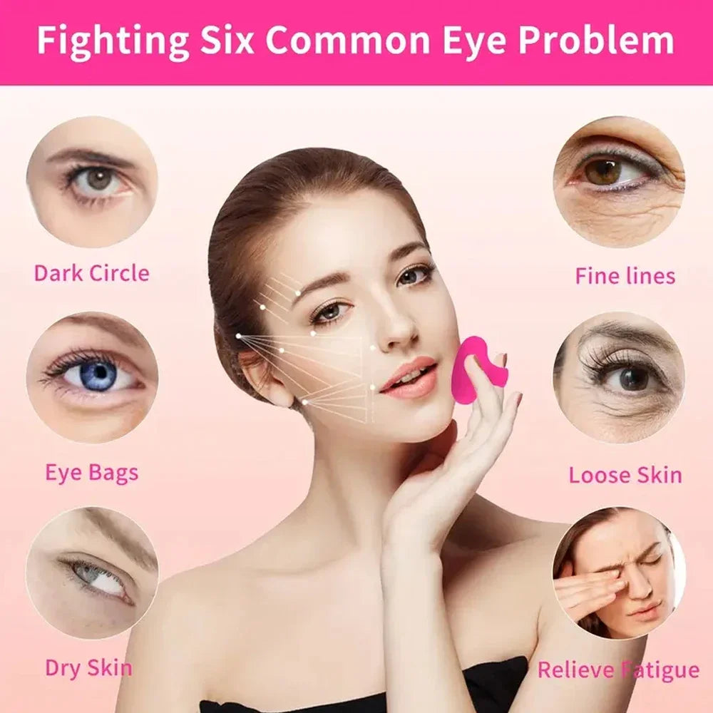 Pocket Mini Ring Face and Eye Massager Portable USB Charging Waterproof Face Eyes Body Relieve Fatigue Facial Skin Care Tools Beauty World Shop