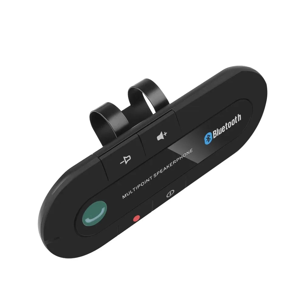 Bluetooth Speaker Handsfree Car Kit Sun Visor Clip Wireless Audio Receiver Speakerphone Wireless Stereo MP3 Music Player