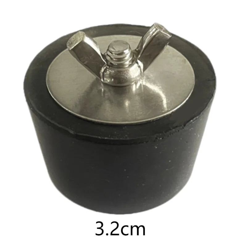 Rubber Winter Antifreeze Pool Plugs - Expandable Winterizing Stoppers with SS Screws for Pipe Sealing - Pool Accessories Beauty World Shop