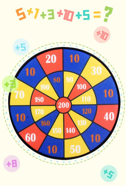 Educational Dart Board Baby Dart Indoor Sports Child Montessori Games for Children 3 to 7 Years Beauty World Shop