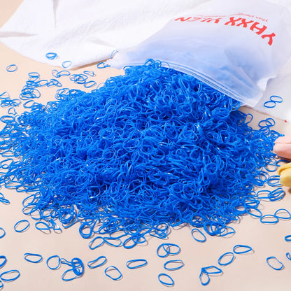 500/1000/2000pcs Girls Colourful Disposable Rubber Band Hair Ties Headband Children Ponytail Holder Bands Kids Hair Accessories Beauty World Shop