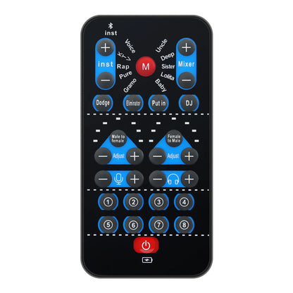 M10 Voice Changer Device Karaoke Function Male Female Voice Switch Universal Portable Sound Changer Card Fine Tuning for Live Beauty World Shop