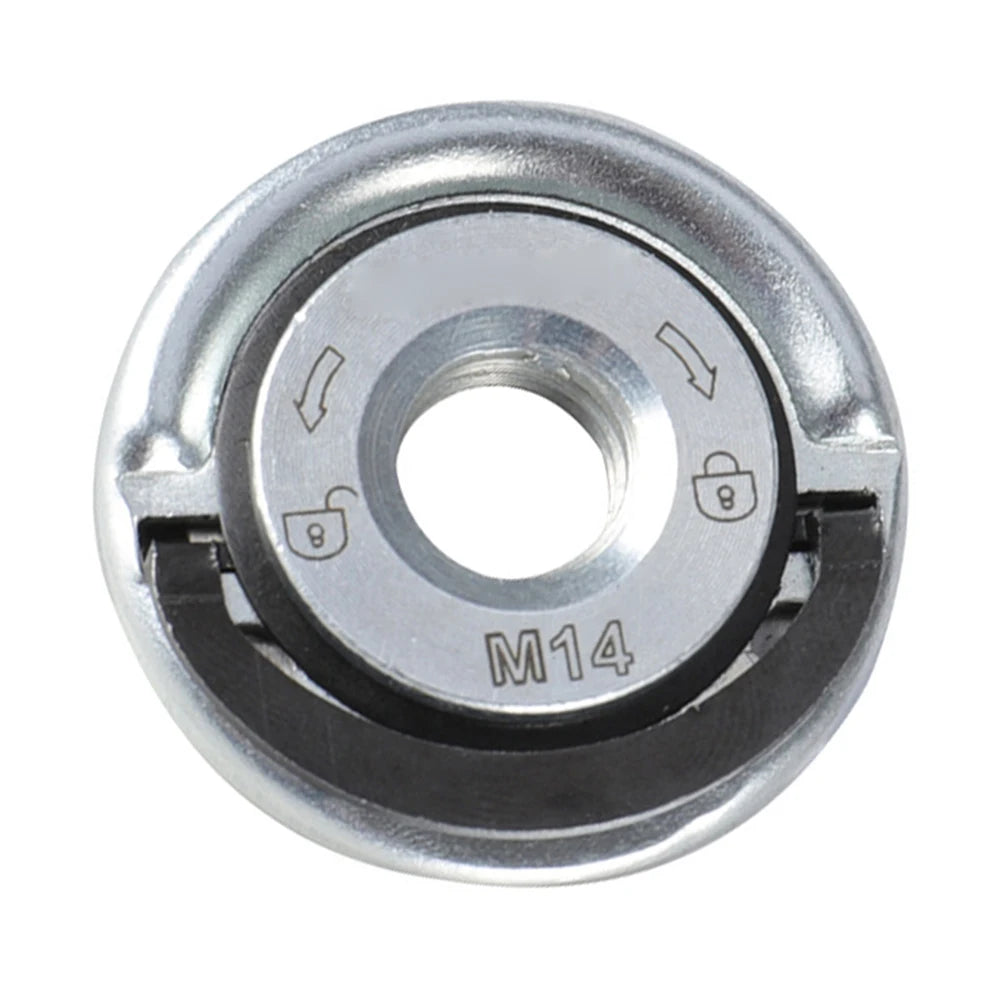 M14 Angle Grinder Quick Release Self-Locking Grinder Pressing Plate Flange Nut Power Chuck Beauty World Shop