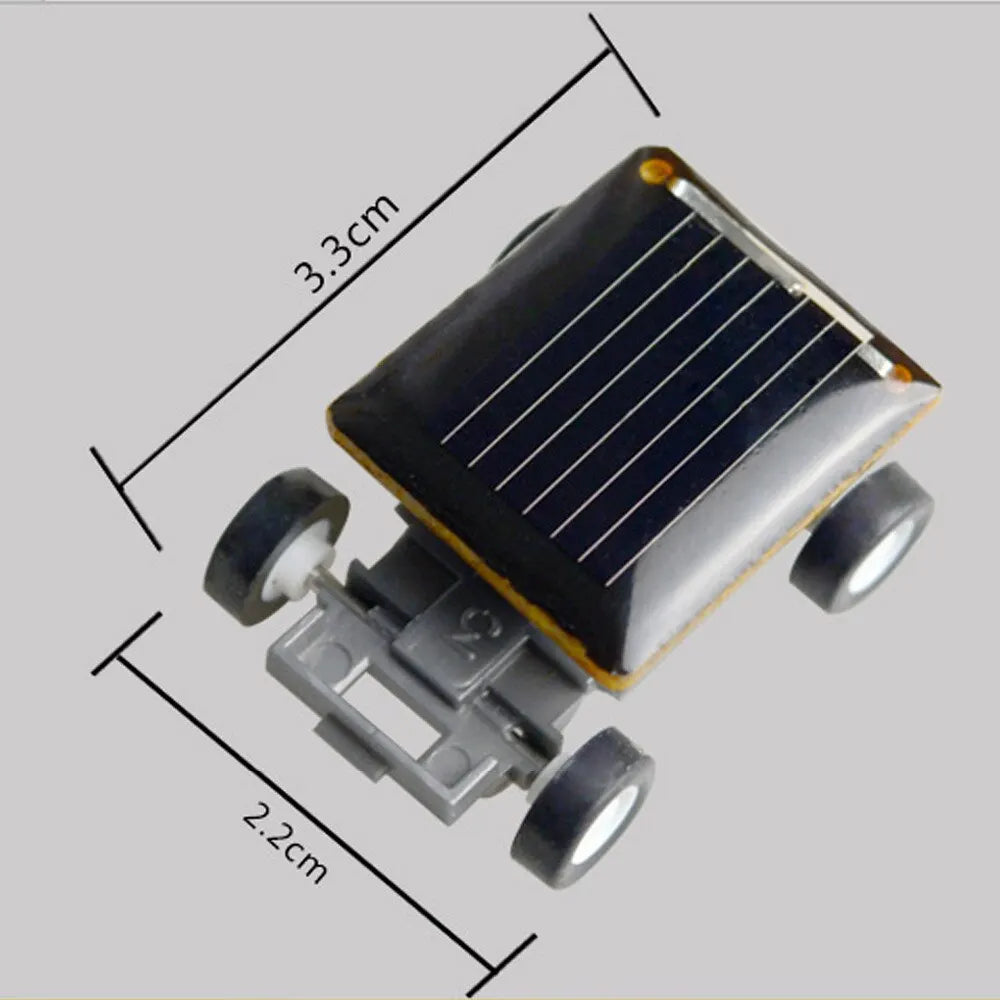 Solar Power Mini Sports Car Smaller Solar Power Project Car Mini Toy Car Educational Gadget Kids Gift Funny Racer Beauty World Shop