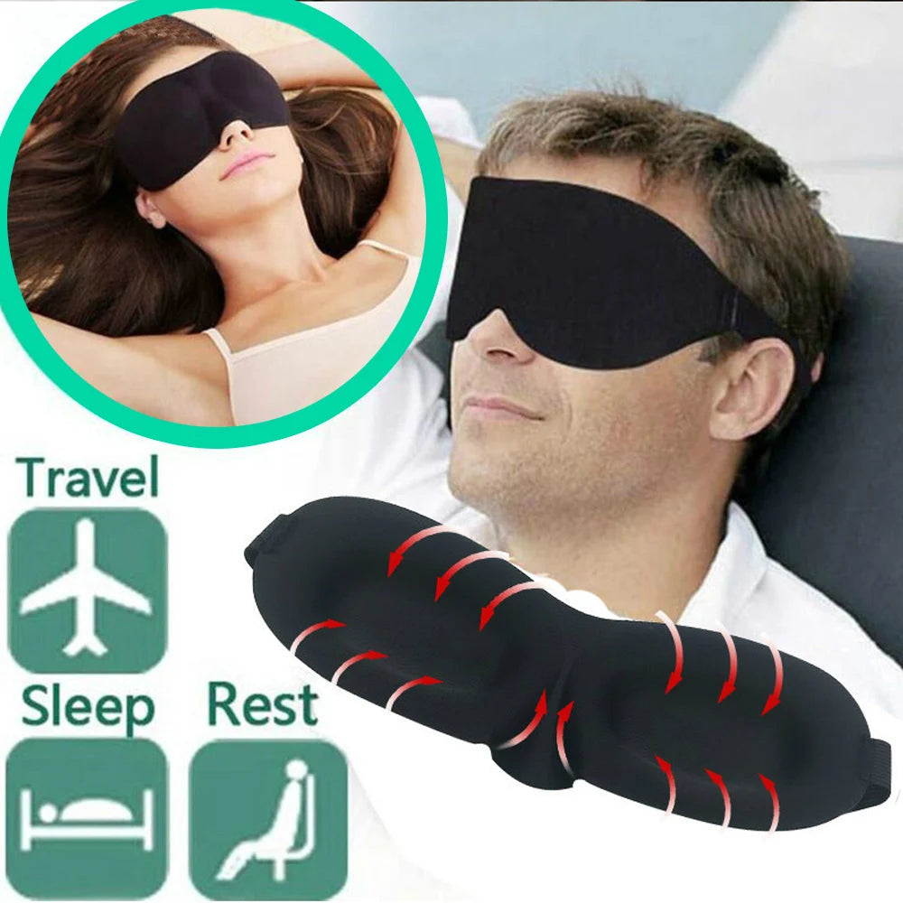 Tcare Eye Mask for Sleeping 3D Contoured Cup Blindfold Concave Molded Night Sleep Masks Block Out Light with Women Men Eyepatch Beauty World Shop