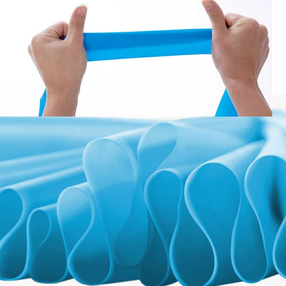 Yoga Pilates Elastic Resistance Band Fitness Training Band 150cm Fitness Elastic Rubber Gym Natural Rubber Beauty World Shop