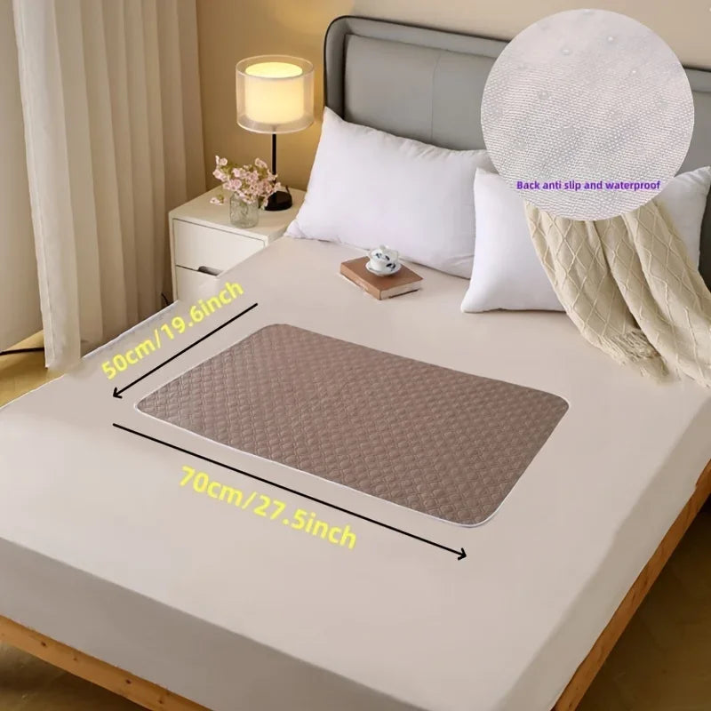 Washable Incontinence Pads for Elderly & Pets - Leak-Proof Bed Care Mats, Ideal for Menstruation & Home Use, Multiple Sizes Beauty World Shop