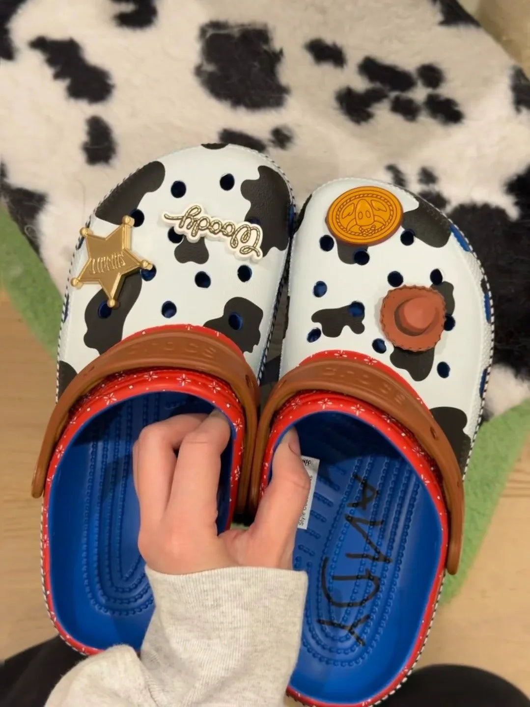 Woody Sandals Slippers with Accessories Woody Classic Clogs Anime Peripheral Accessory Beauty World Shop