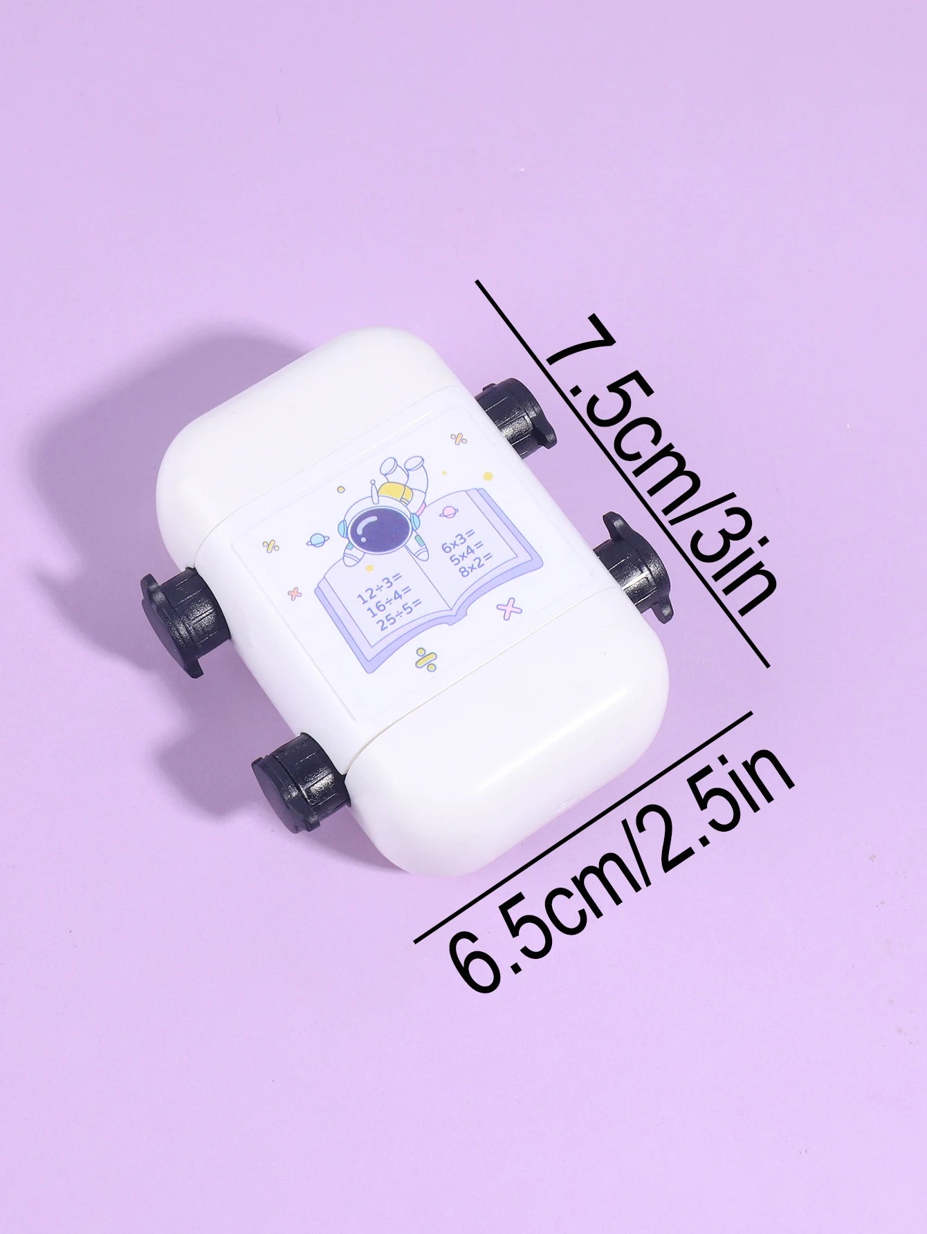 1 Two-in-one Double Roller Random Multiplication Stamp, Student Practice Math Calculation Question Builder Roller Stamp Beauty World Shop
