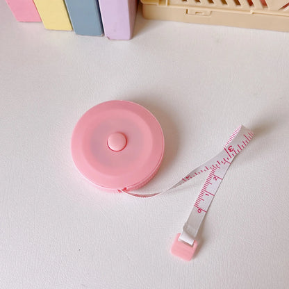 150 cm Cute Mini Soft Tape, Automatic Shrinking Tape Measure, Material Tape Measure, Plastic Tape Measure Beauty World Shop