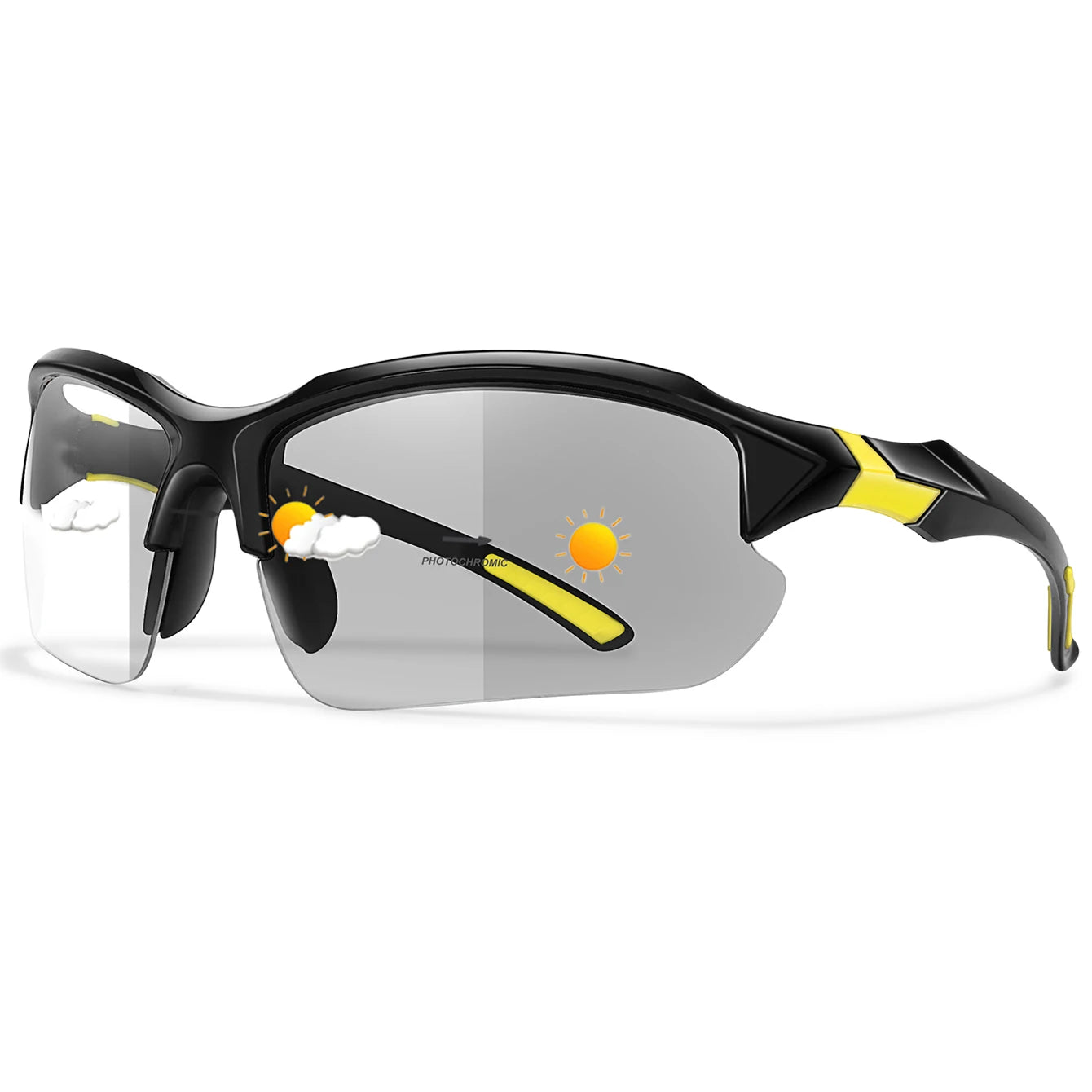 Photochromic Cycling Sunglasses Men Outdoor Sports Tactical Camouflage Goggles Vintage Driving Riding Fishing Windproof Beauty World Shop