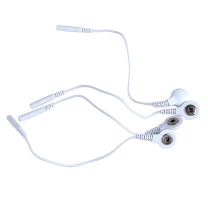 Short Cables Wires 3.5mm Plug Hole 2.0mm Machine Use Adapter Tieline for Muscle Stimulator Massage Therapy Electrode Wires Beauty World Shop