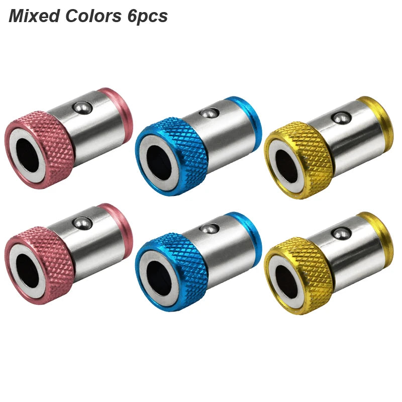 Magnetic Ring Screwdriver Bit Holder Cross Phillips Magnet 1/4 Strong Magnetizer Removable Part Adapter Screw Driver Power Tool Beauty World Shop