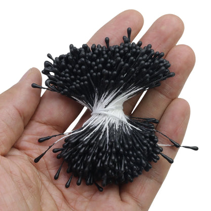 400pcs 2mm Moulti Options Artificial Flower stamen Mini Pearl Floral pistil For Wedding Party Home Decoration DIY Accessories Beauty World Shop